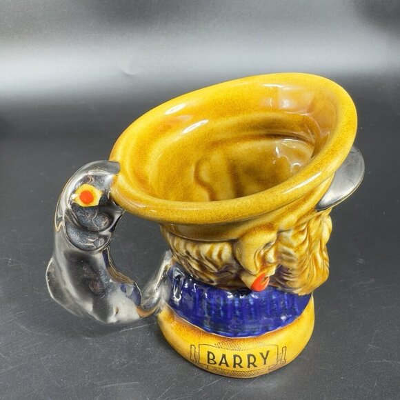 Vintage Lord Nelson Pottery Fisherman Silver Fish Handle Toby Mug Cup England - Picture 14 of 15